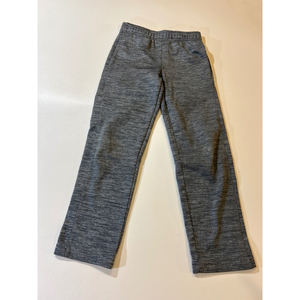 Nike Dri-FIT Pants Boys Size 7 Grey Space Dye Athletic Training Sweatpants